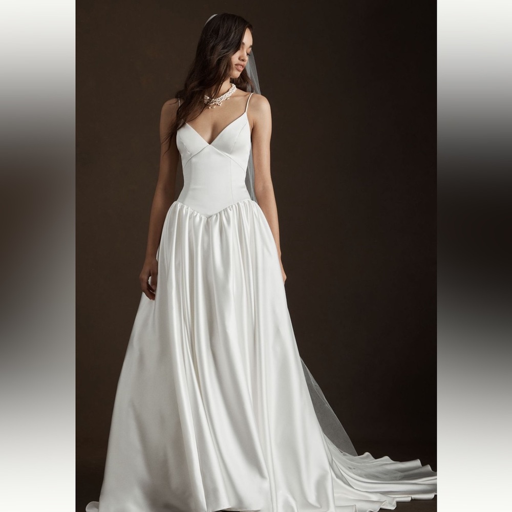 Jenny by Jenny Yoo Sheridan Drop Waist Gown